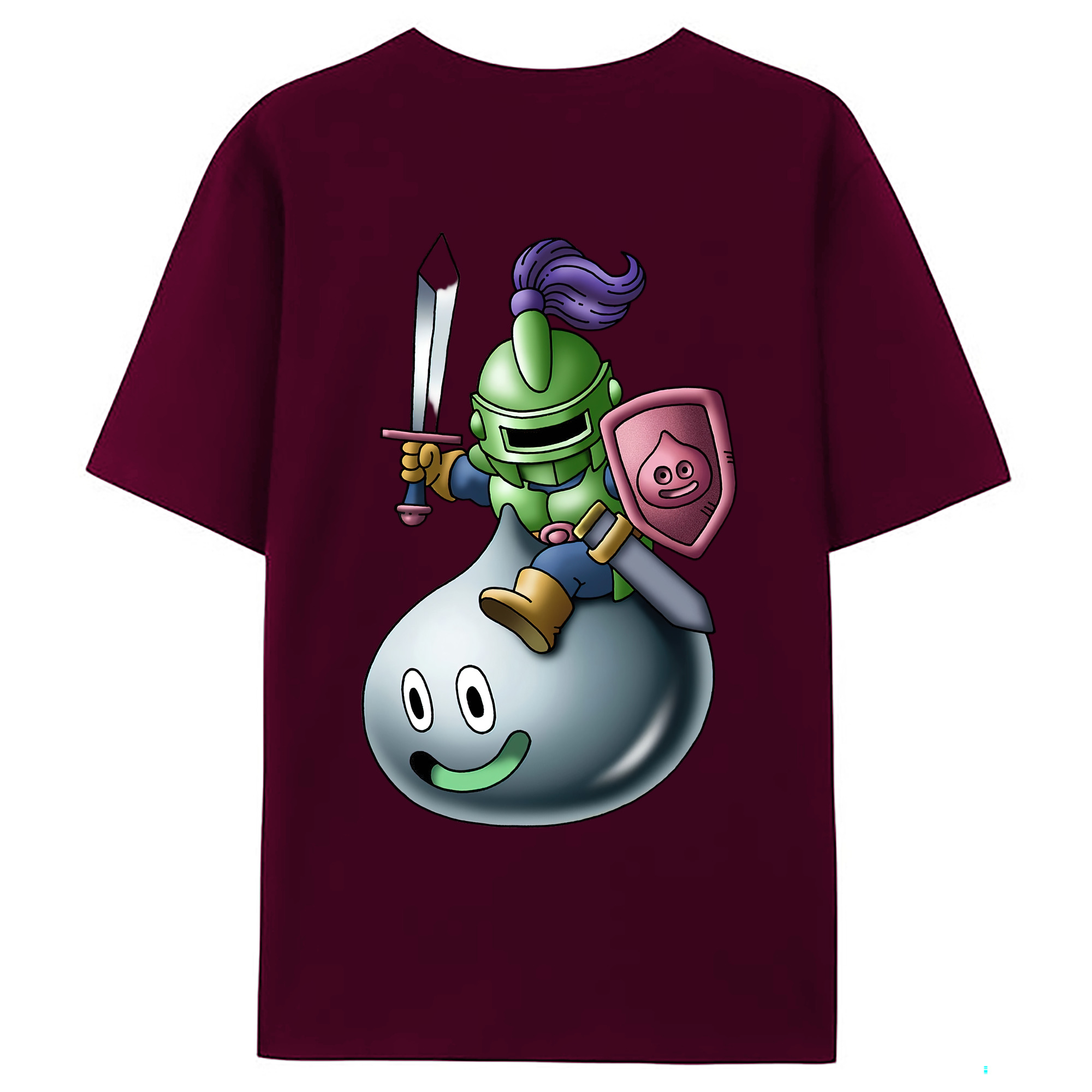 （画像用） ドラゴンクエスト Doragon Kuesuto Dragon Quest レディース半袖Tシャツ(バックプリント)